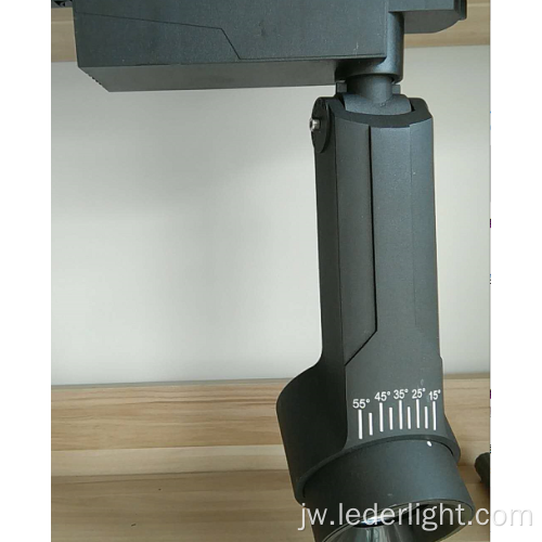 LEDER Black Daya dhuwur 30W LED Track Light